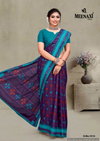 Krishnaveni Vol 1 By Meenaxi Daily Wear Cotton Printed Sarees Wholesale Shop In Surat